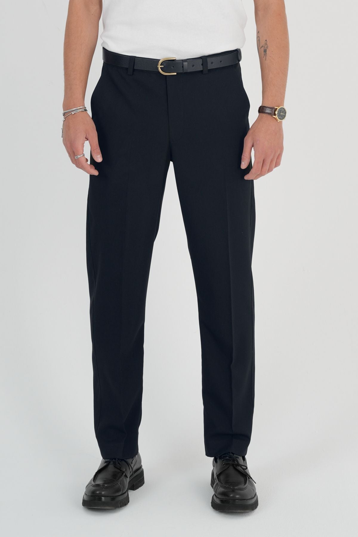 Comfort Slim Fit Kumaş Pantolon Lacivert - Redline