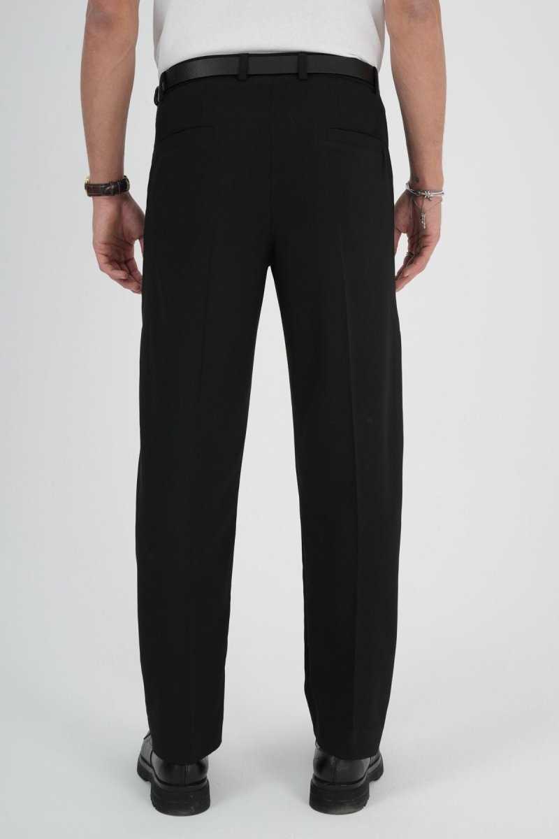 Comfort Slim Fit Kumaş Pantolon Siyah - Redline