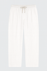 Comforted Erkek Baggy Rahat Pantolon Beyaz - Redline