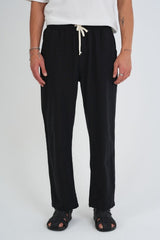 Comforted Erkek Baggy Rahat Pantolon Siyah - Redline