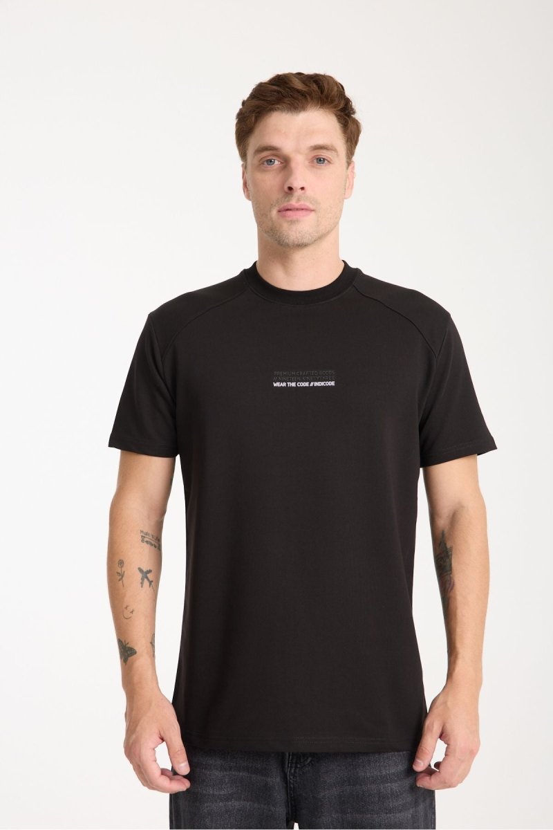 Elite Erkek Oversize Tişört Siyah - Redline