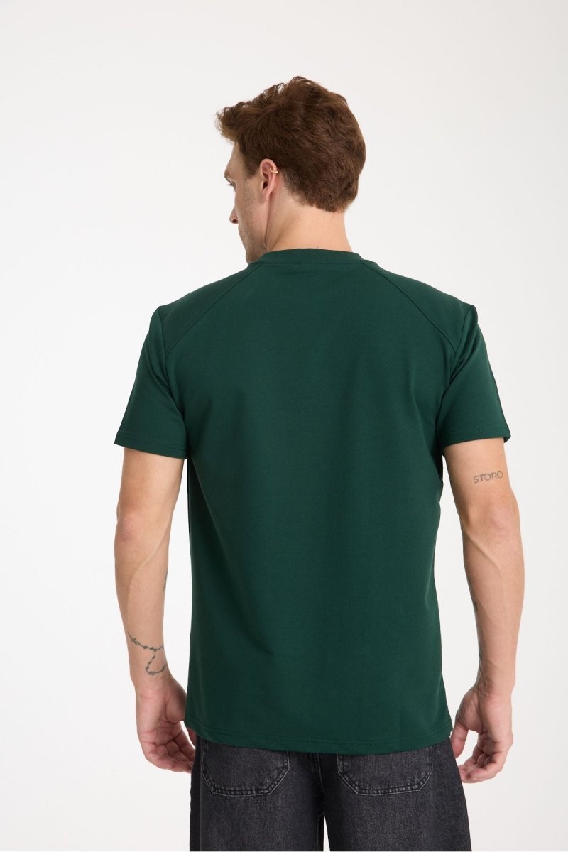 Elite Erkek Oversize Tişört Yeşil - Redline