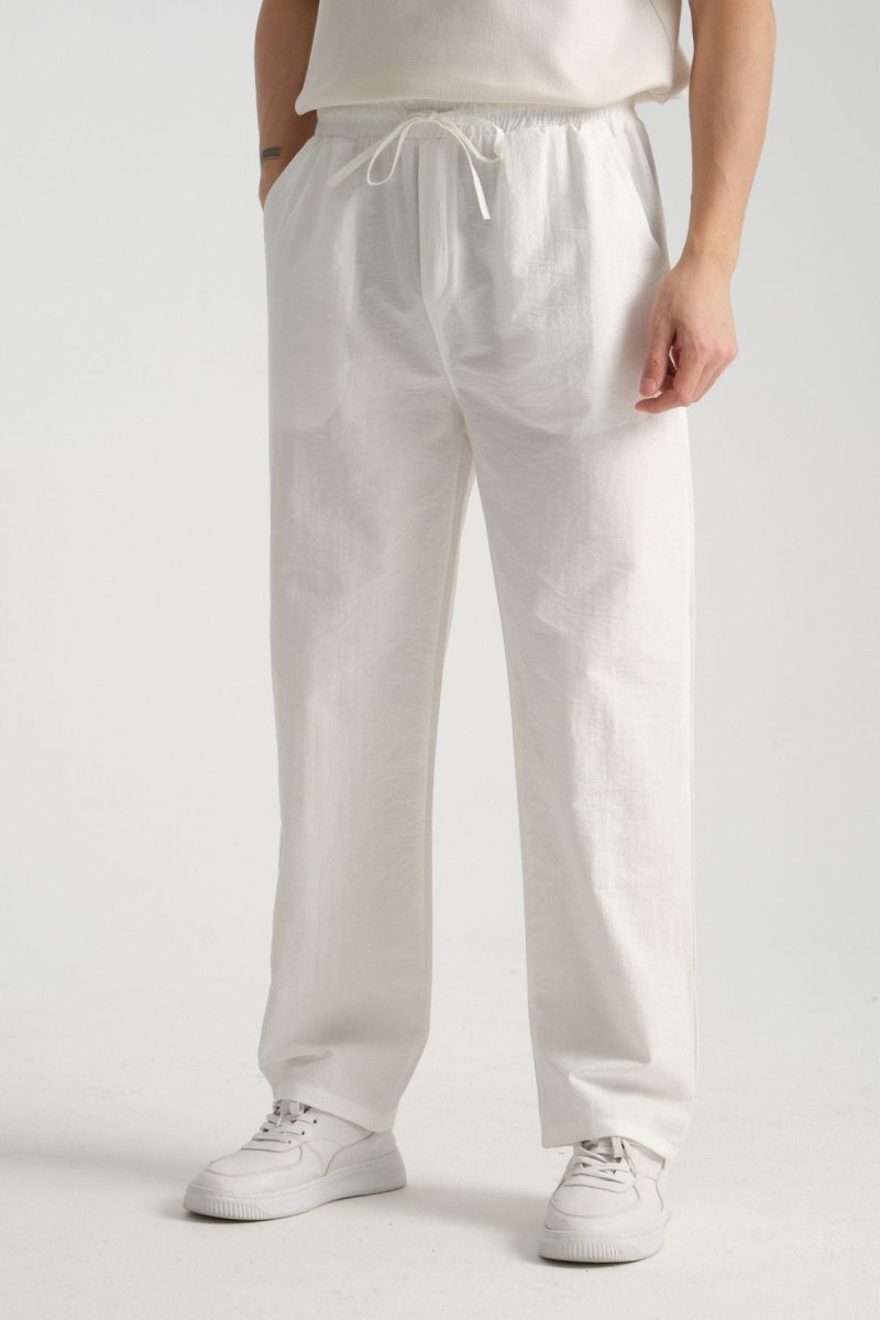 Era Baggy Fit Pantolon Beyaz - Redline