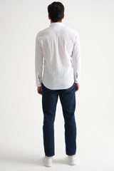 Erkek %100 Pamuk Yazlık Regular Fit Gömlek 2641 Beyaz - Redline