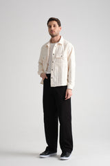 Grit Erkek Oversize Ceket Bej