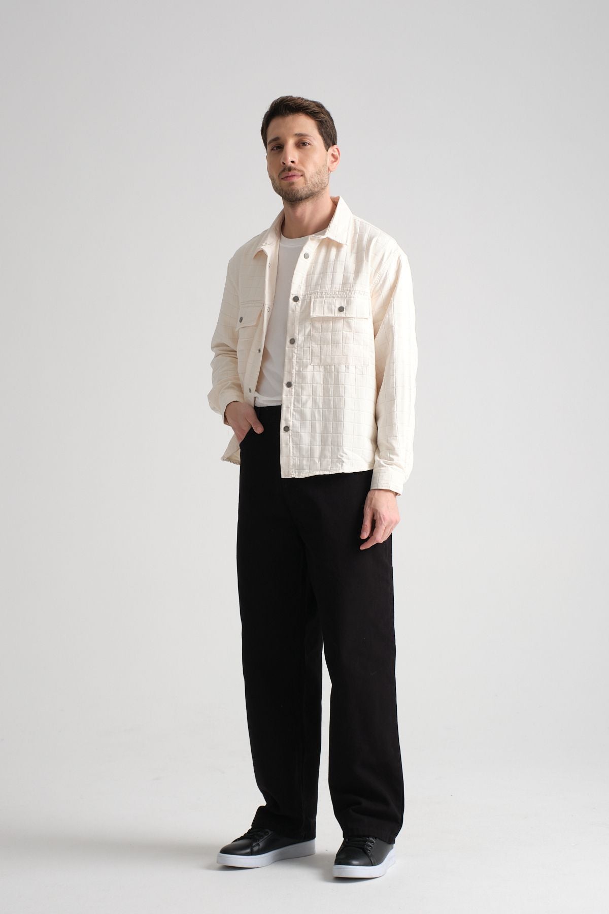 Grit Erkek Oversize Ceket Bej