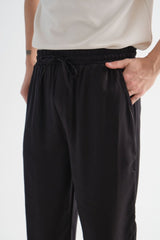 Fate Erkek Baggy Rahat Pantolon Siyah - Redline