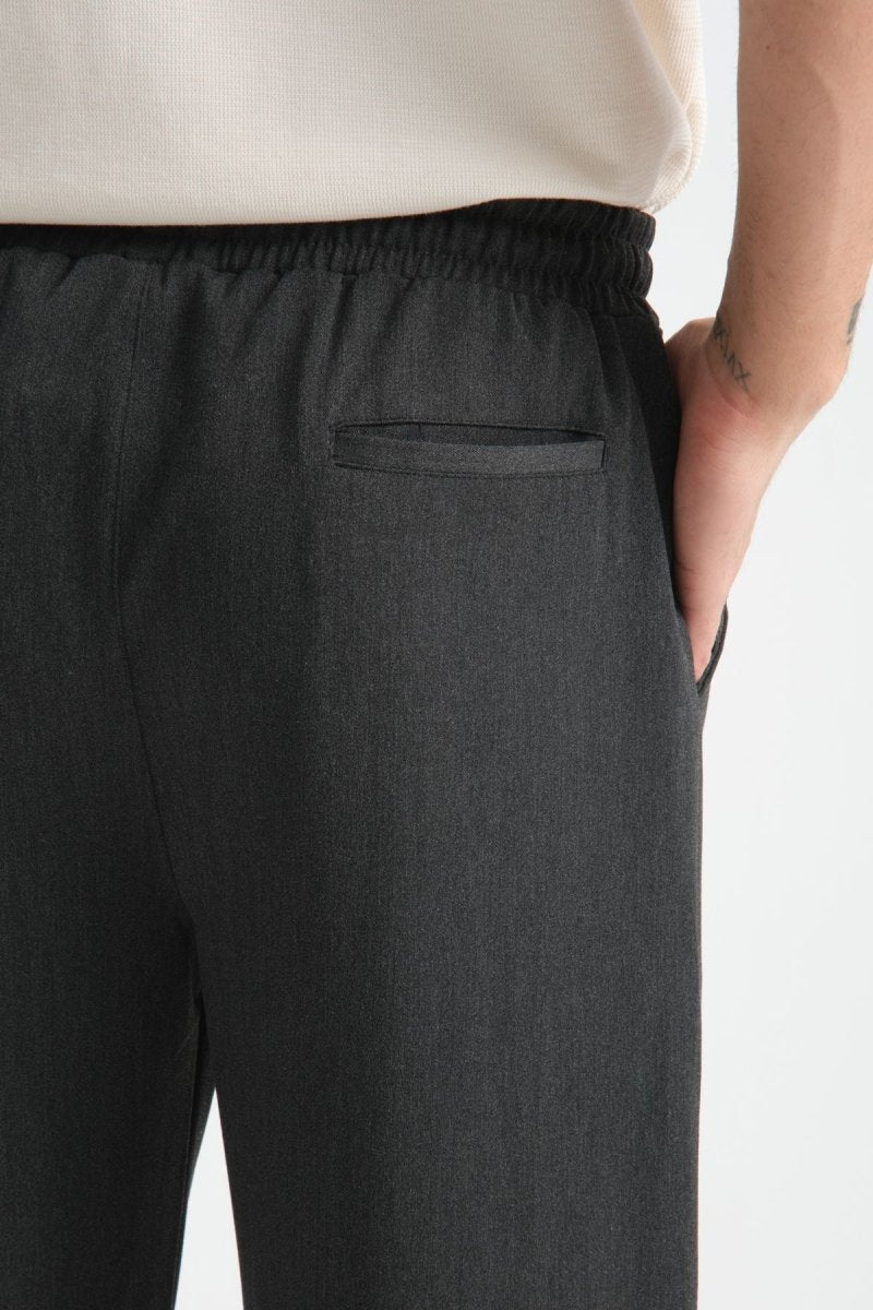 Ferith Baggy Kumaş Pantolon Antrasit - Redline