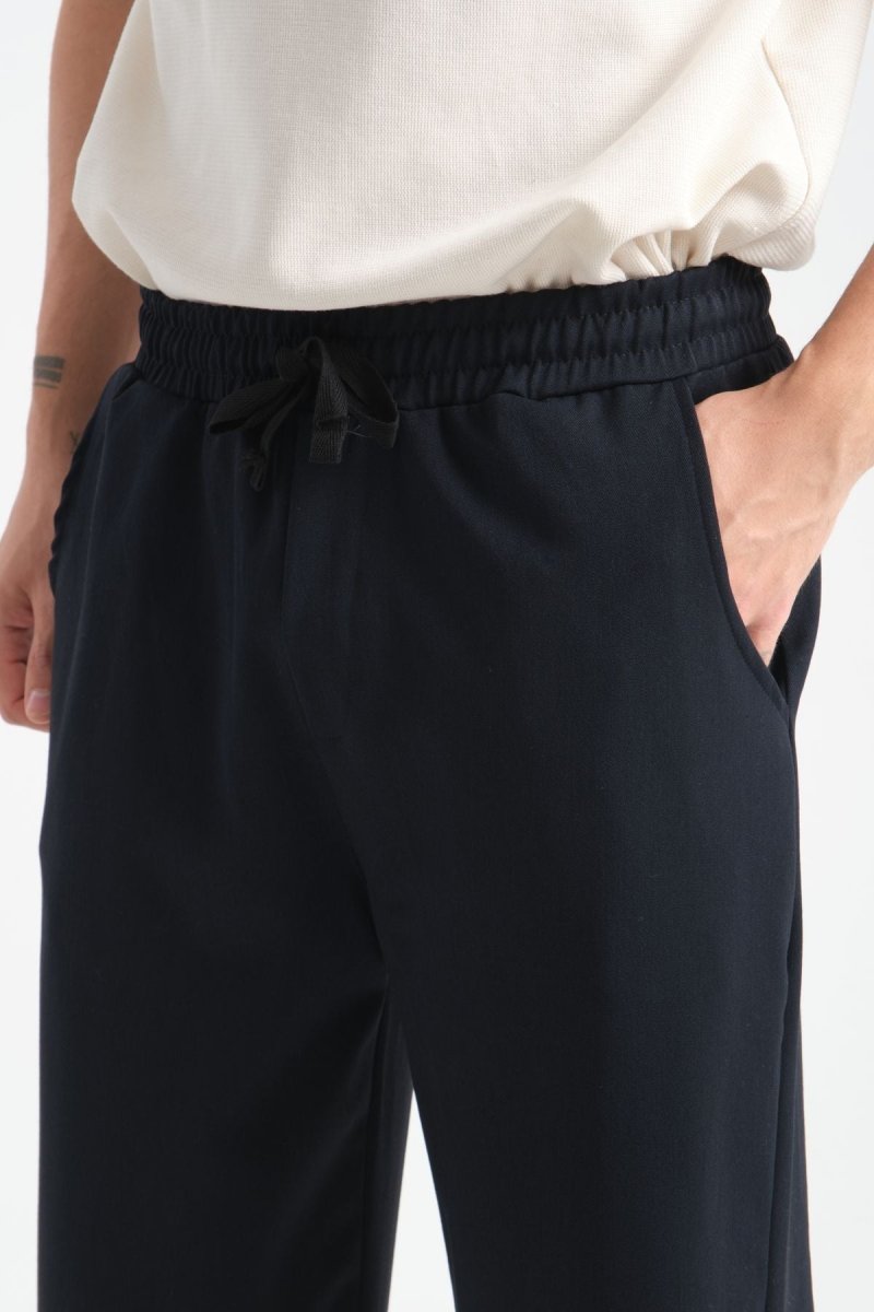 Ferith Baggy Kumaş Pantolon Lacivert - Redline