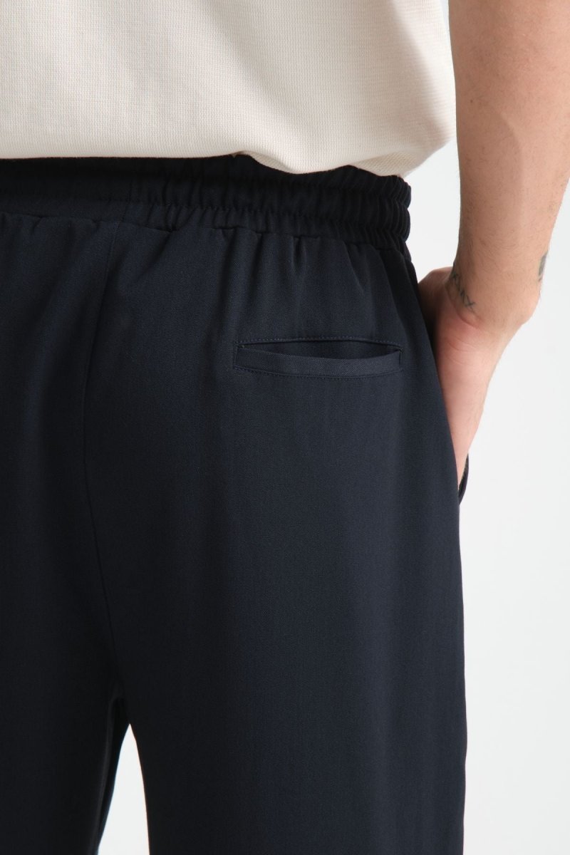Ferith Baggy Kumaş Pantolon Lacivert - Redline