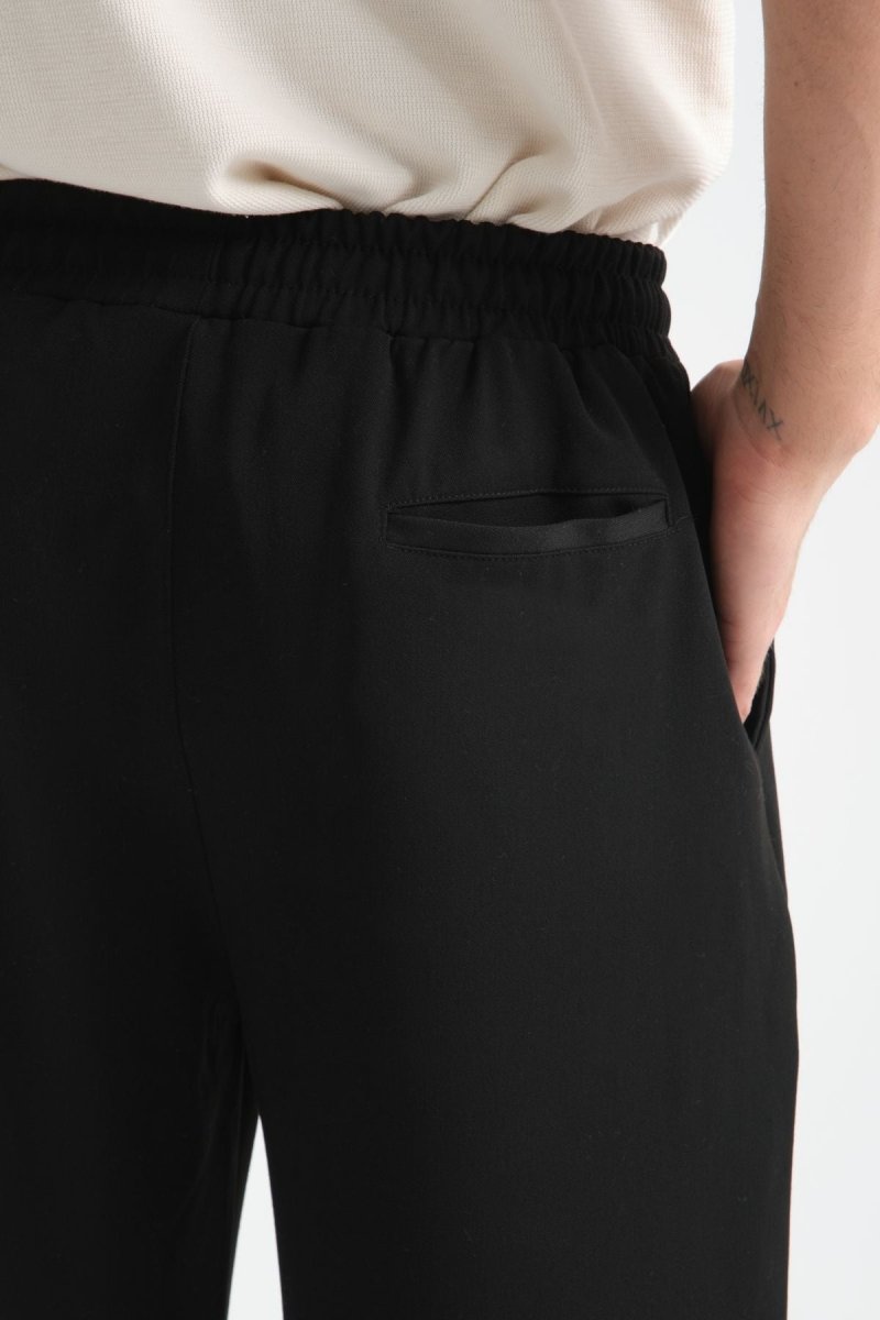 Ferith Baggy Kumaş Pantolon Siyah - Redline