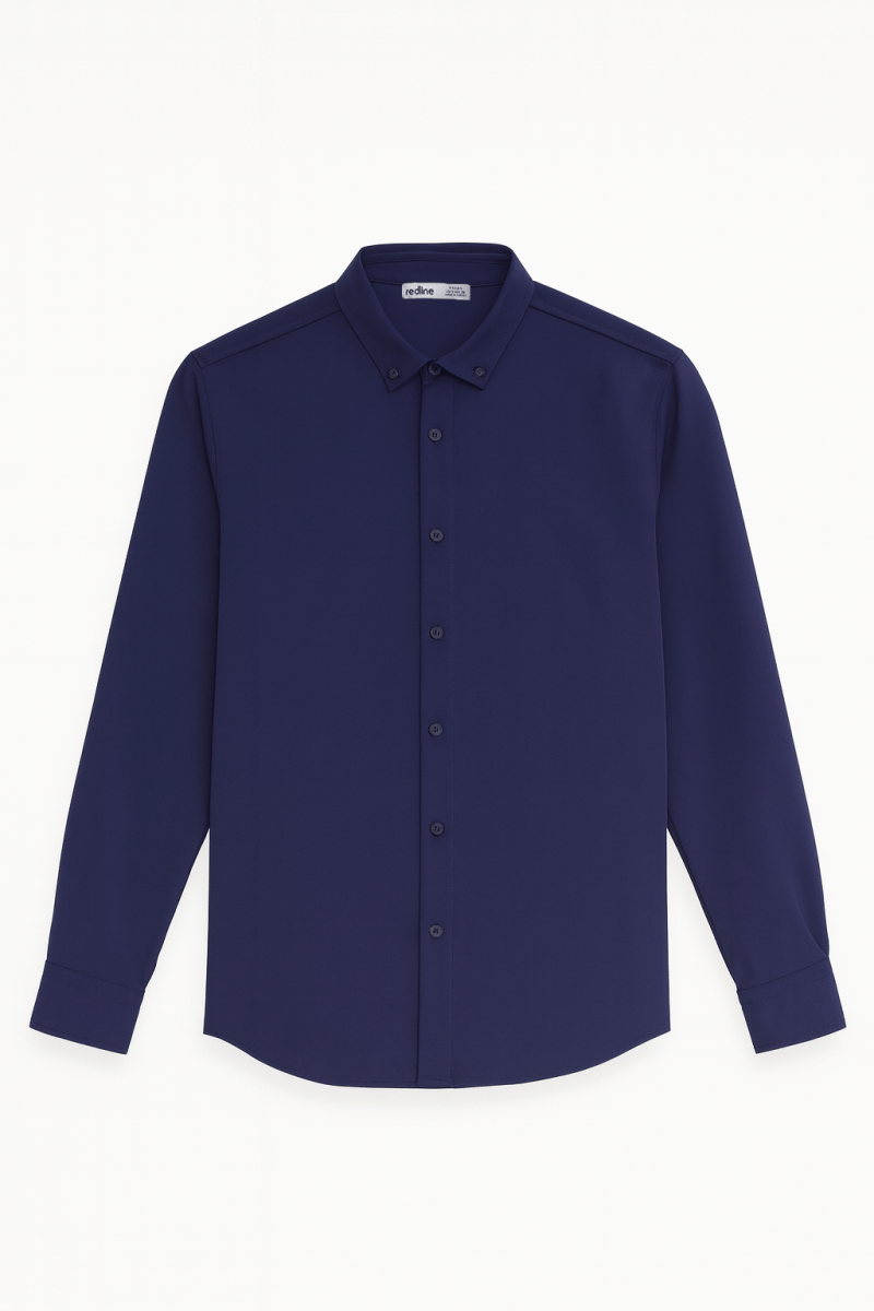 Flex Slim Fit Gömlek Lacivert - Redline