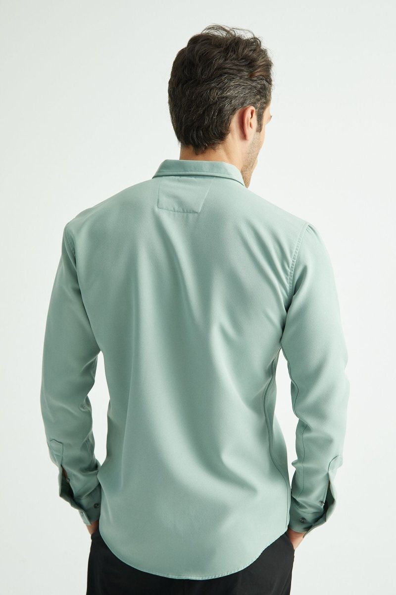 Flex Slim Fit Gömlek Mint - Redline