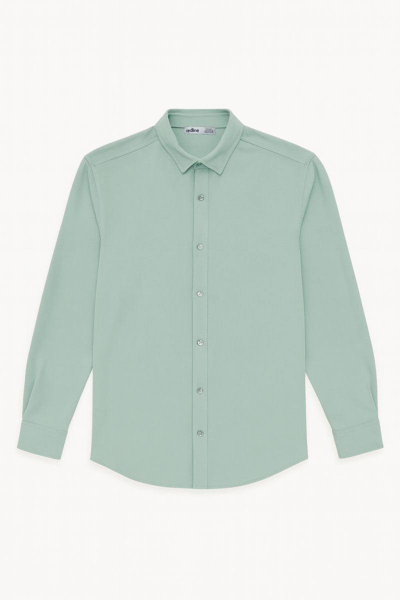 Flex Slim Fit Gömlek Mint - Redline