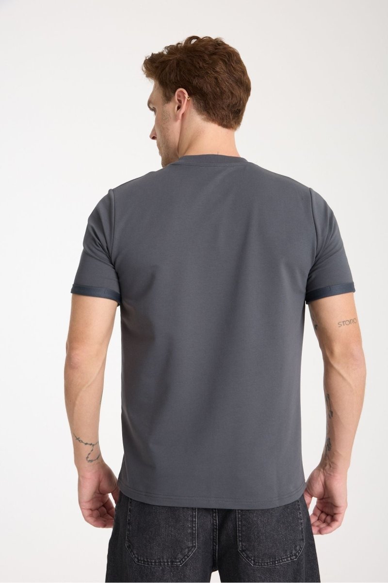 Frame Erkek Oversize Tişört Füme - Redline
