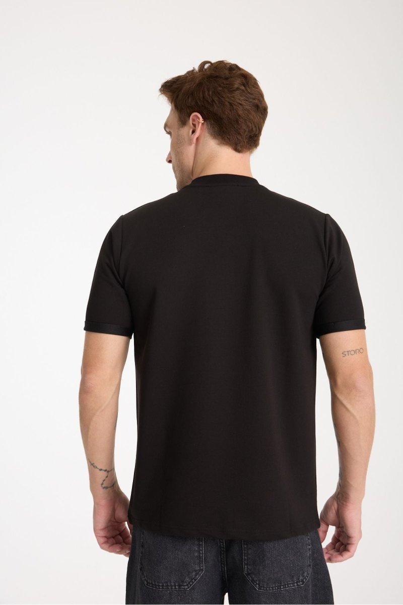 Frame Erkek Oversize Tişört Siyah - Redline