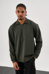 EASE Oversize Sweatshirt Haki