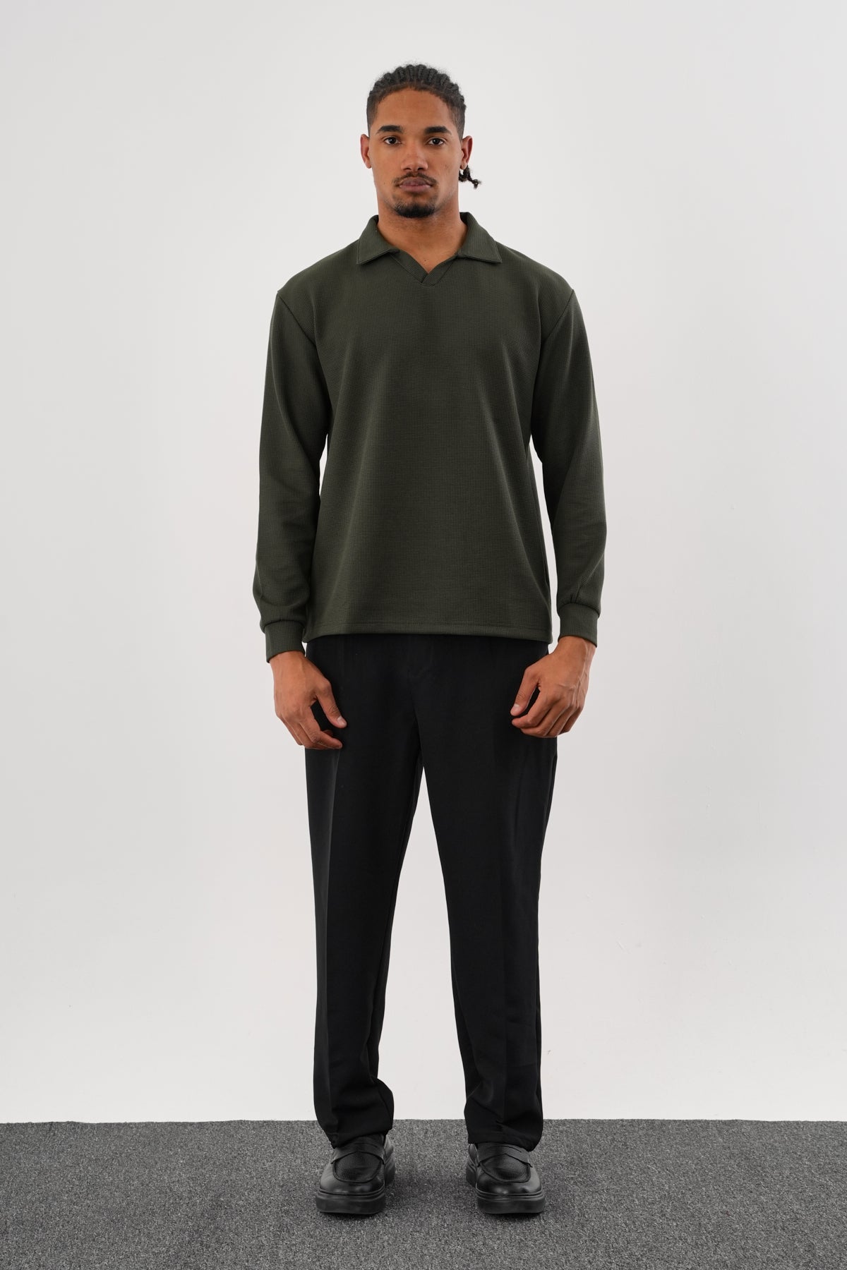 MELLOW Oversize Sweatshirt Haki