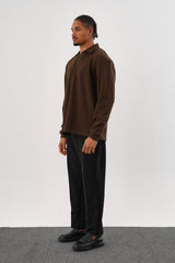 EASE Oversize Sweatshirt Kahverengi