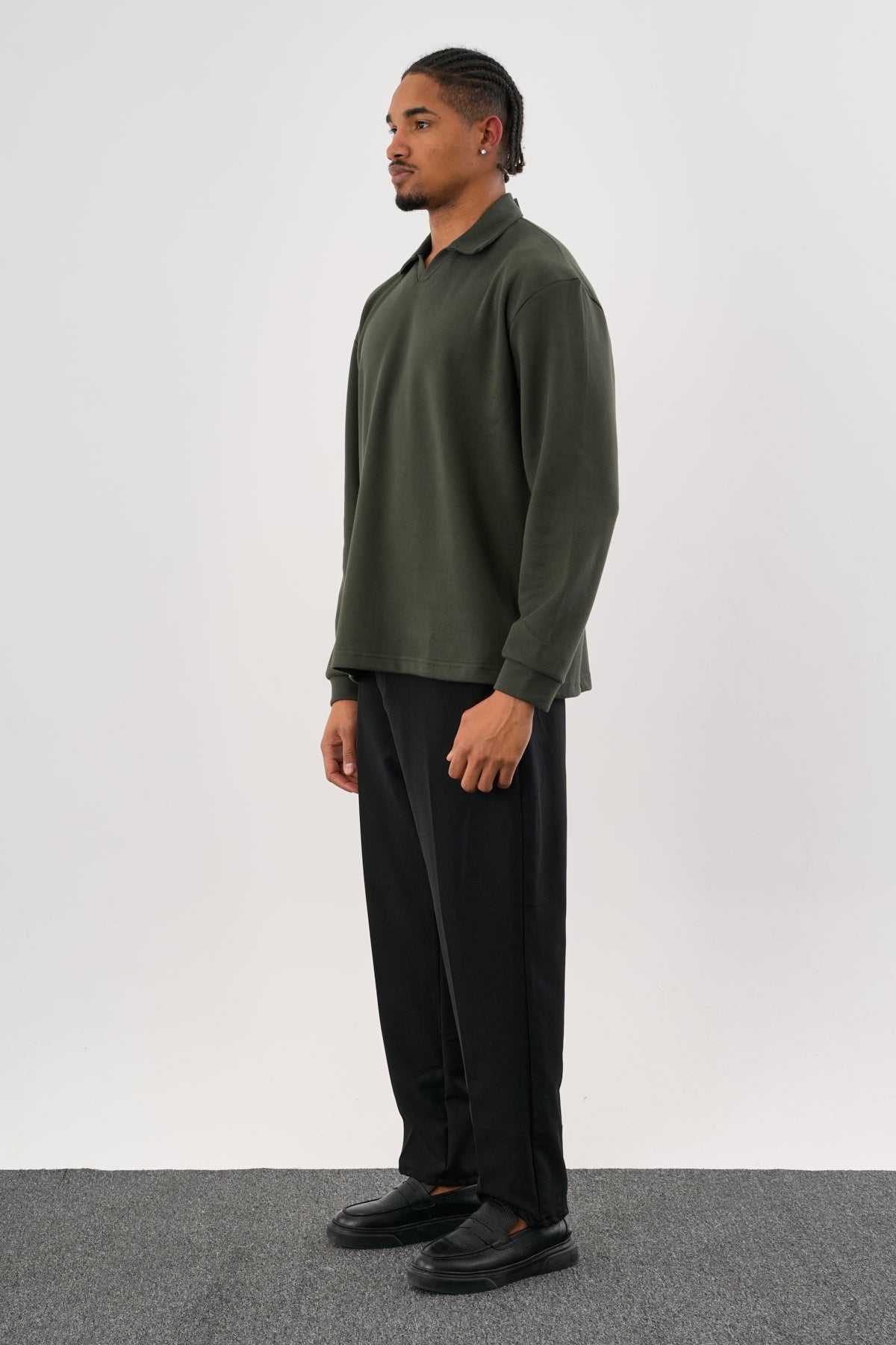 EASE Oversize Sweatshirt Haki