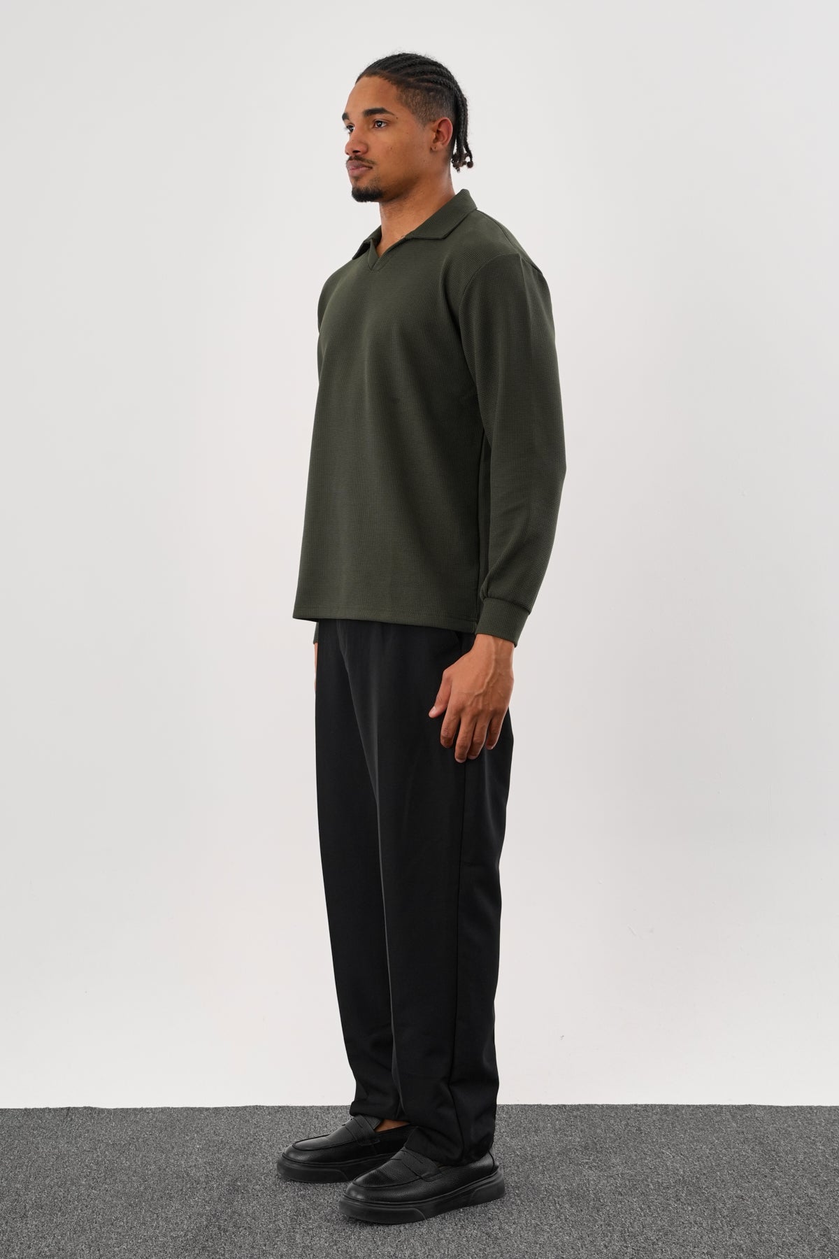 MELLOW Oversize Sweatshirt Haki