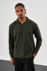 MELLOW Oversize Sweatshirt Haki