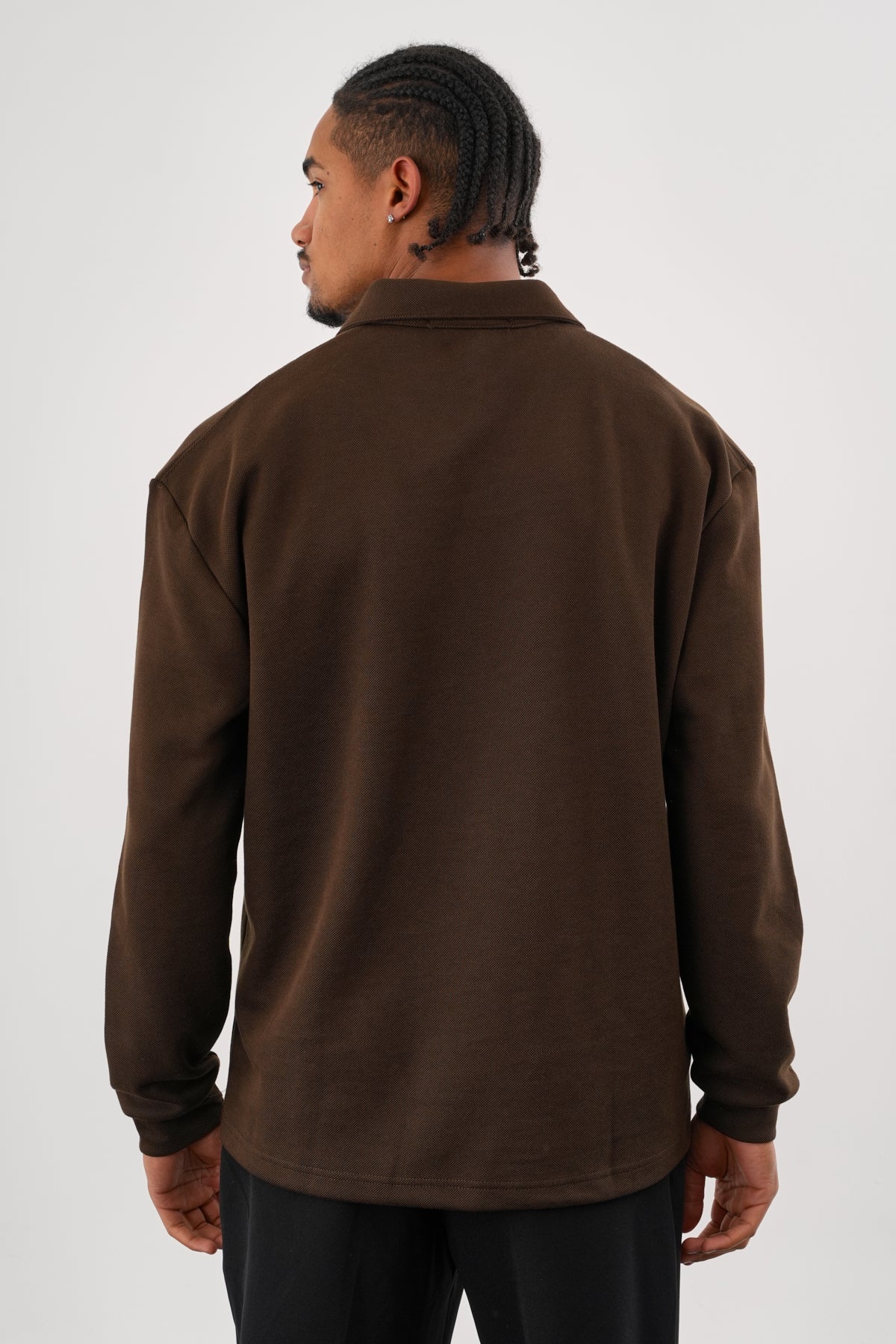 EASE Oversize Sweatshirt Kahverengi
