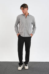 Infinity Comfort Fit Gömlek Gri - Redline