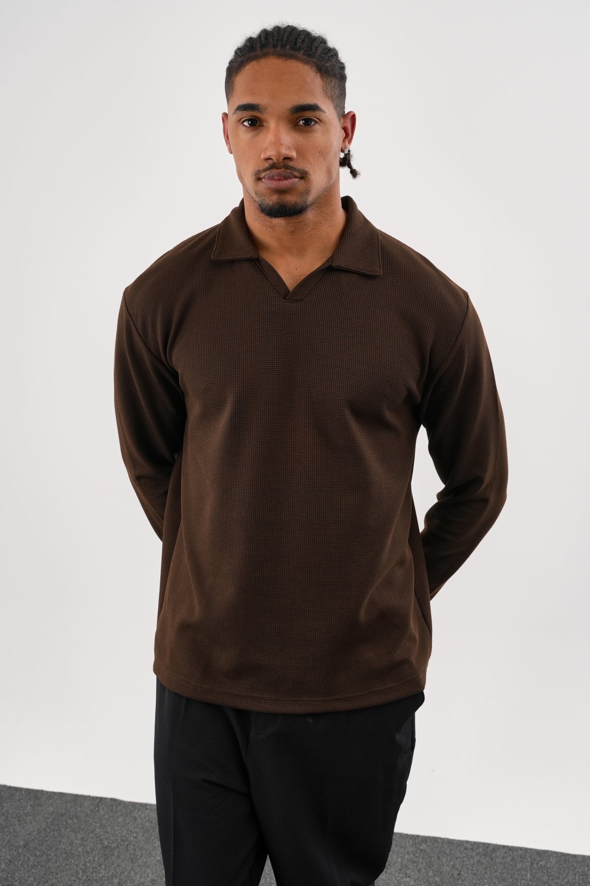 MELLOW Oversize Sweatshirt Kahverengi