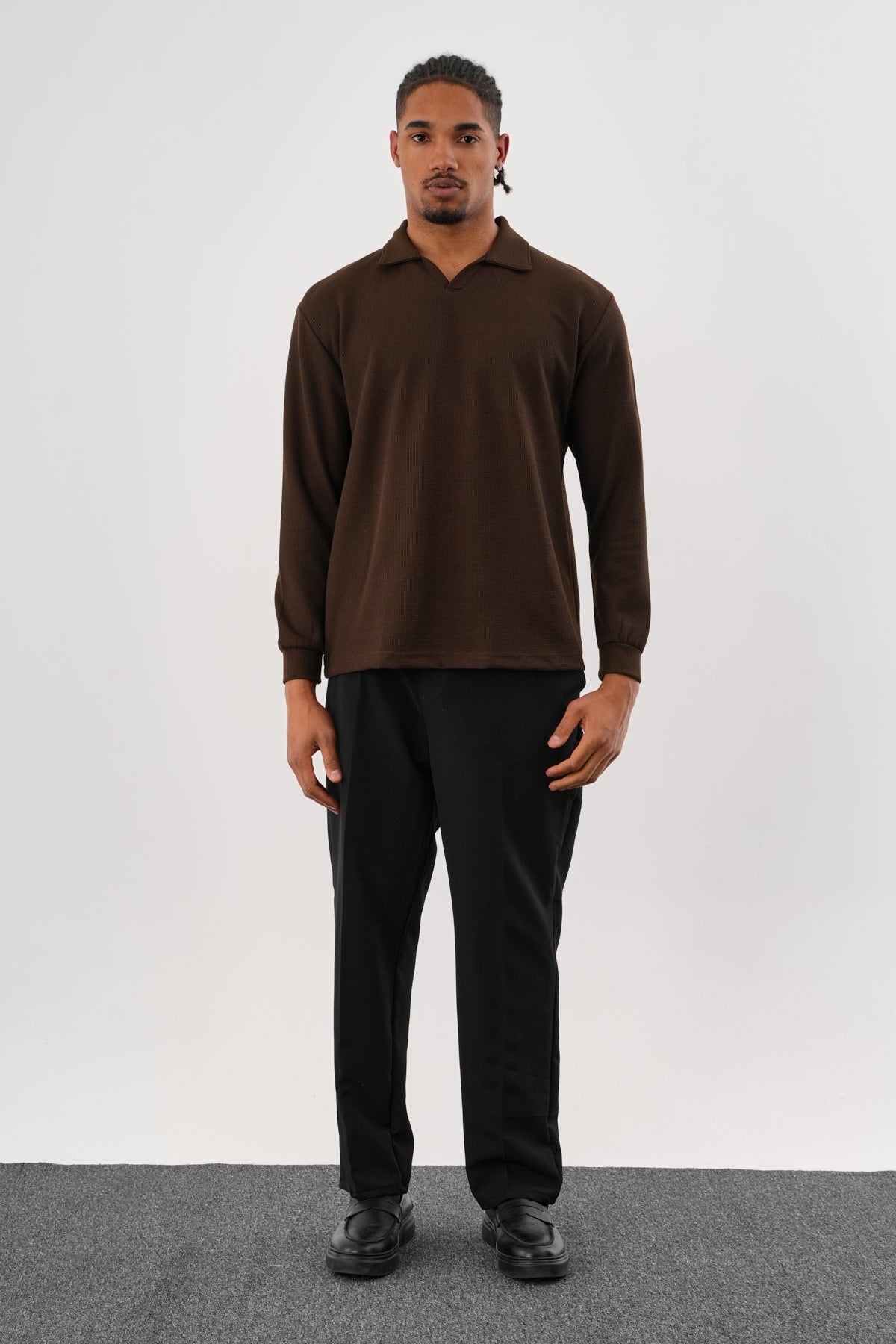 MELLOW Oversize Sweatshirt Kahverengi