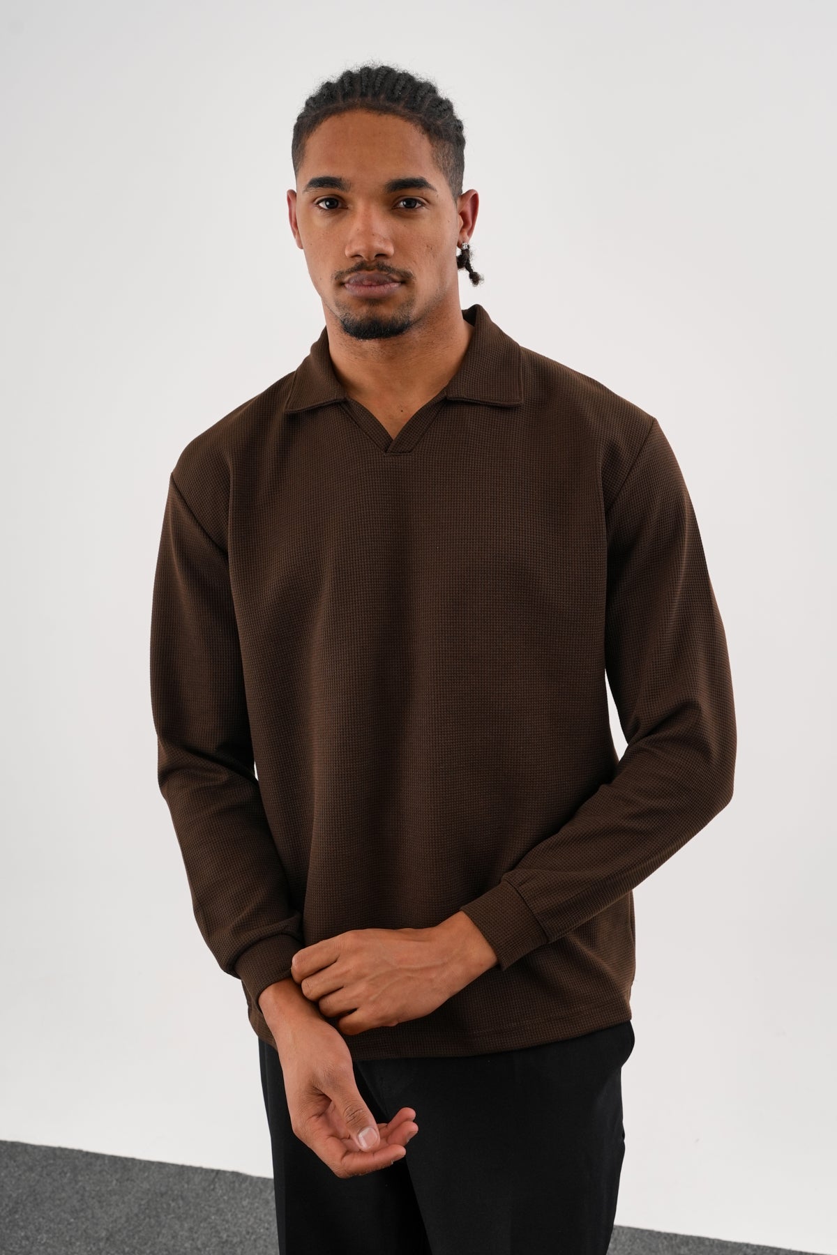 MELLOW Oversize Sweatshirt Kahverengi