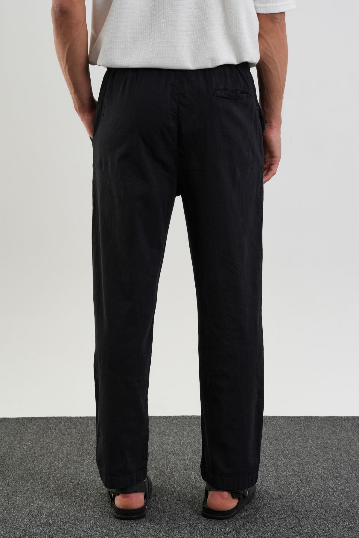 Karalyan Comfort Fit Pantolon Siyah - Redline
