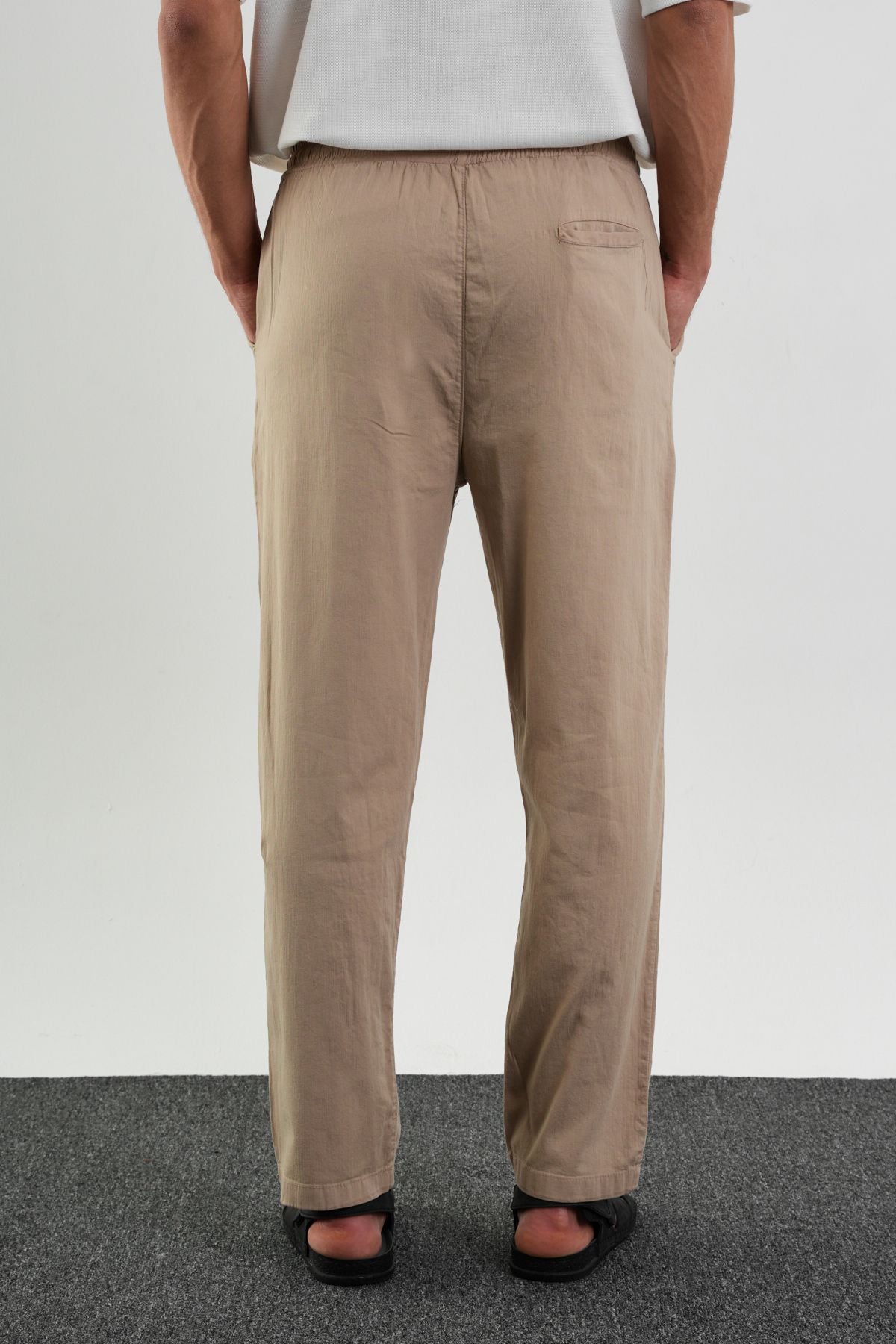 Karalyan Comfort Fit Pantolon Taba - Redline