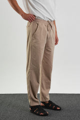 Karalyan Comfort Fit Pantolon Taba - Redline