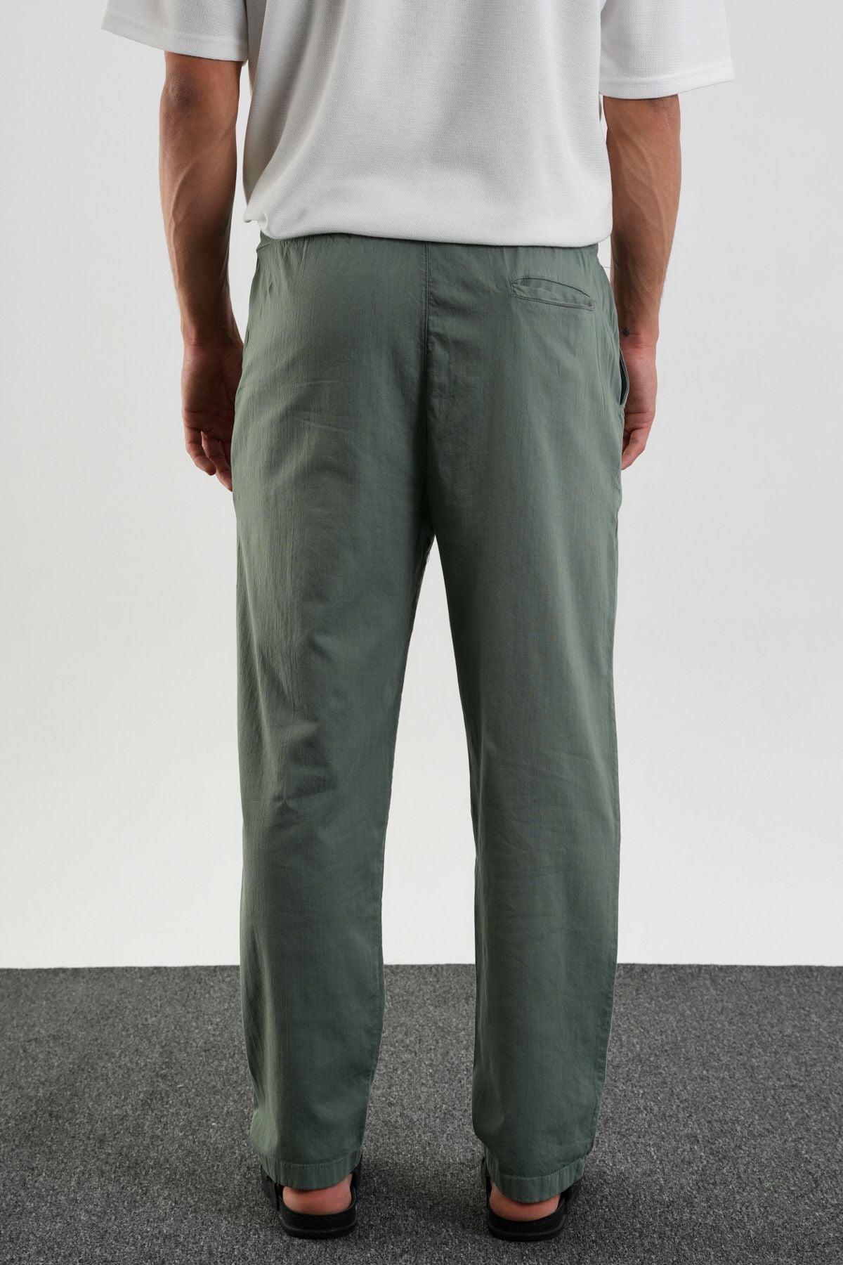 Karalyan Comfort Fit Pantolon Yeşil - Redline