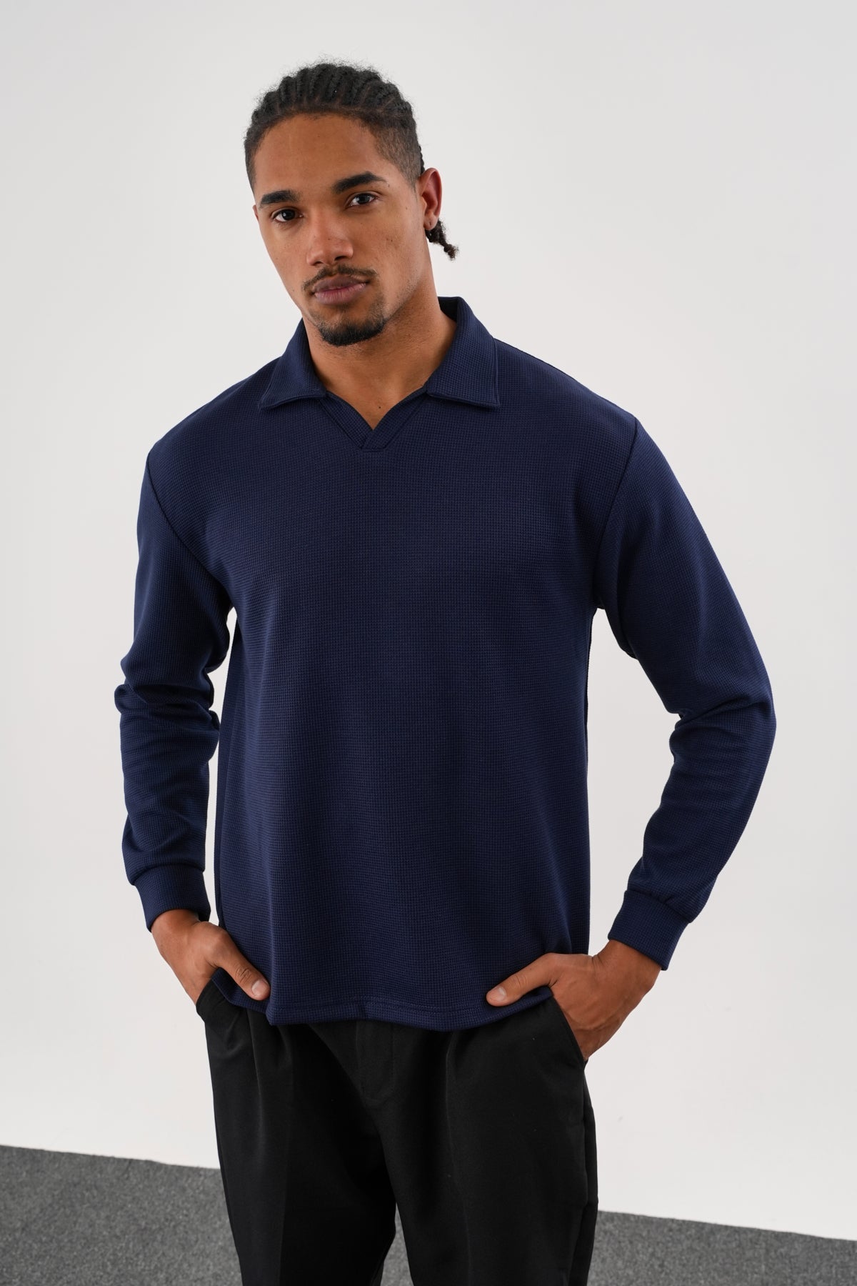 MELLOW Oversize Sweatshirt Lacivert