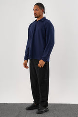 EASE Oversize Sweatshirt Lacivert