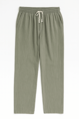 Luxe Baggy Keten Pantolon Mint - Redline