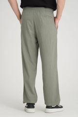 Luxe Baggy Keten Pantolon Mint - Redline