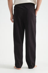 Luxe Baggy Keten Pantolon Siyah - Redline