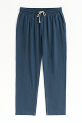 Luxe Baggy Mint Keten Pantolon - Redline