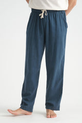Luxe Baggy Mint Keten Pantolon - Redline