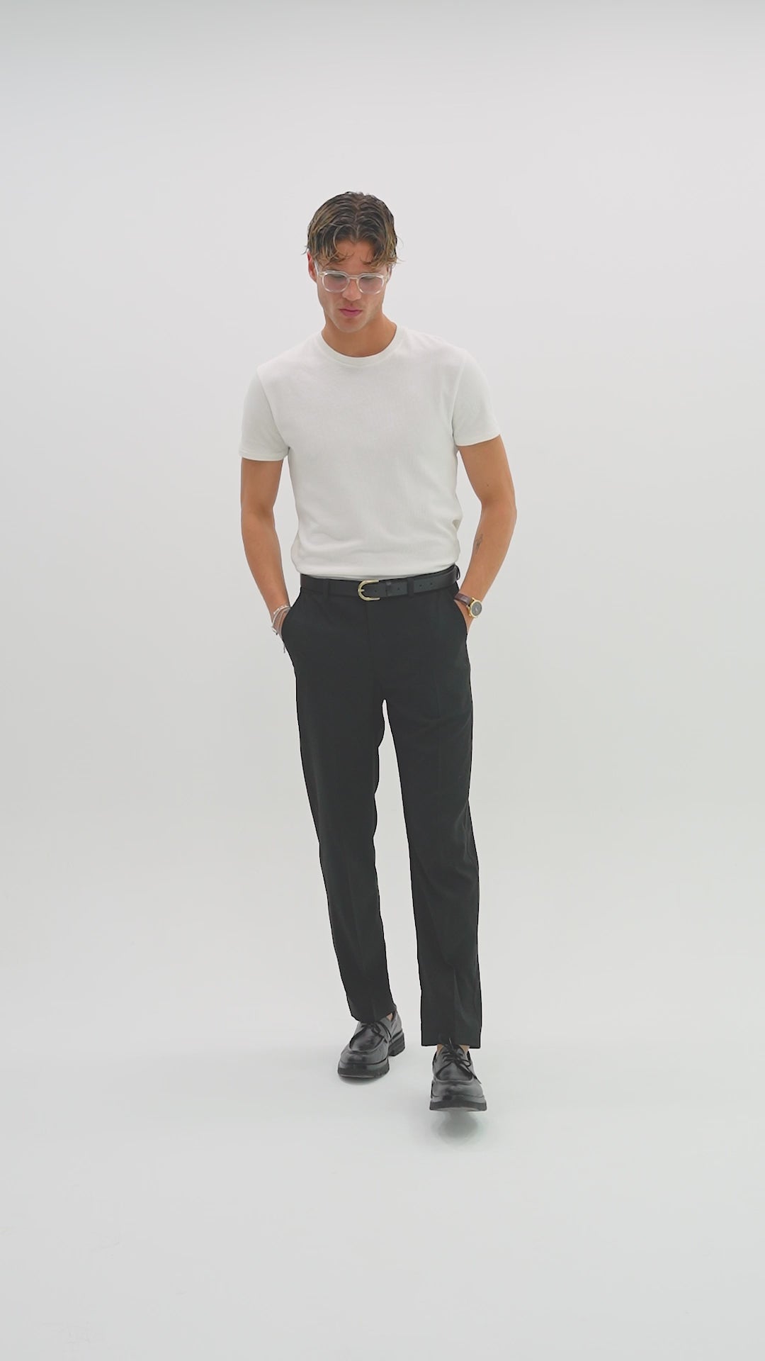 Comfort Slim Fit Kumaş Pantolon Siyah