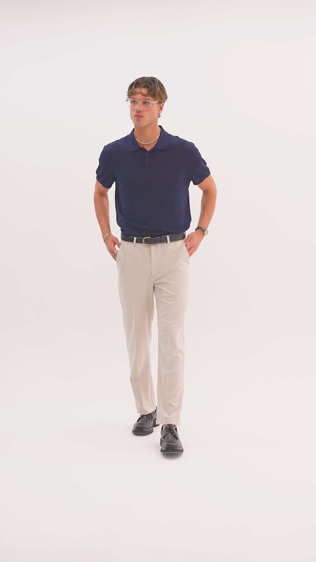 Comfort Slim Fit Kumaş Pantolon Bej