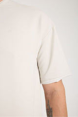 Quell Erkek Oversize Basic Tişört Taş - Redline