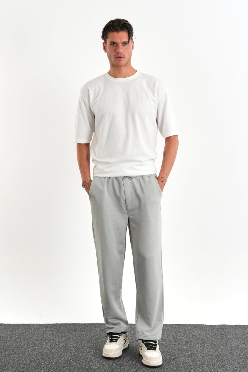 Regular Fit Eşofman Altı Gri - Redline