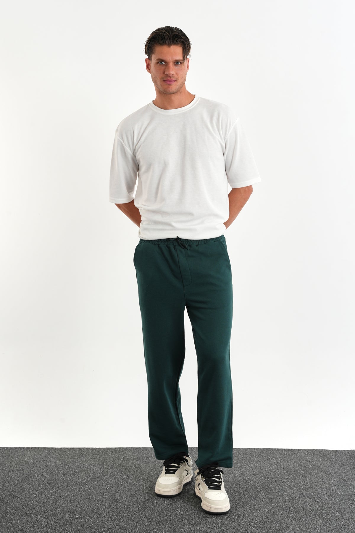 Regular Fit Eşofman Altı Yeşil - Redline