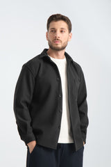 Regular Fit Kışlık Kaşe Gömlek Füme - Redline