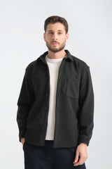 Regular Fit Kışlık Kaşe Gömlek Füme - Redline