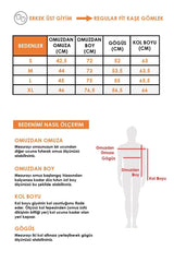 Regular Fit Kışlık Kaşe Gömlek Lacivert - Redline